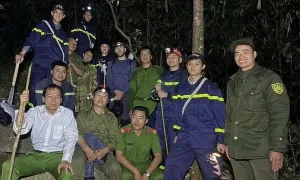 Tìm thấy du khách đi lạc ở vườn quốc gia Hoàng Liên Tìm thấy du khách đi lạc ở vườn quốc gia Hoàng Liên