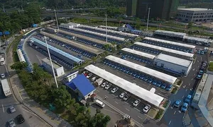 Trạm sạc xe điện lớn nhất châu Á Trạm sạc xe điện lớn nhất châu Á