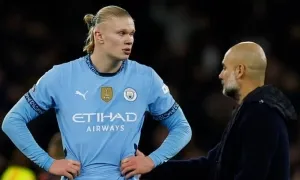 Guardiola: 'Man City sa sút không phải vì Haaland' Guardiola: 'Man City sa sút không phải vì Haaland'
