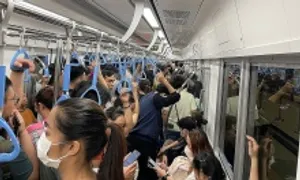 Tàu điện Bến Thành - Suối Tiên phải dừng ở ga do lỗi tín hiệu Tàu điện Bến Thành - Suối Tiên phải dừng ở ga do lỗi tín hiệu