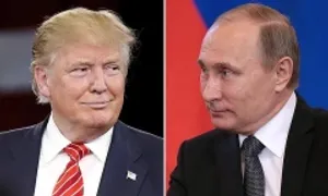 Nga xác nhận ông Putin tặng tranh chân dung cho ông Trump Nga xác nhận ông Putin tặng tranh chân dung cho ông Trump