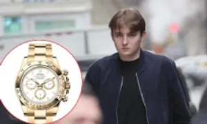 Barron Trump đeo đồng hồ 50.000 USD Barron Trump đeo đồng hồ 50.000 USD