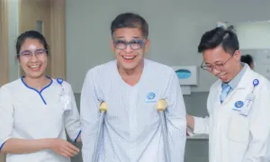 MC Thanh Bạch gãy xương sau cú ngã xuống mương sâu 3 mét MC Thanh Bạch gãy xương sau cú ngã xuống mương sâu 3 mét