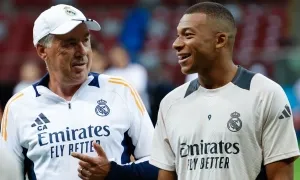 Ancelotti: 'Real cần Mbappe ghi bàn để thắng ngược' Ancelotti: 'Real cần Mbappe ghi bàn để thắng ngược'