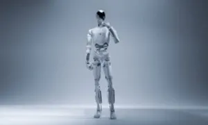 Robot hình người có bộ não siêu máy tính và mắt đại bàng Robot hình người có bộ não siêu máy tính và mắt đại bàng