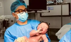 Sản phụ béo phì đái tháo đường thai kỳ sinh con 5 kg Sản phụ béo phì đái tháo đường thai kỳ sinh con 5 kg