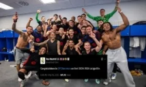 Real, Messi chúc mừng Barca vô địch La Liga Real, Messi chúc mừng Barca vô địch La Liga