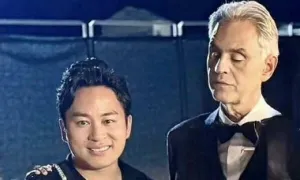 Tùng Dương gặp gỡ danh ca mù Andrea Bocelli Tùng Dương gặp gỡ danh ca mù Andrea Bocelli