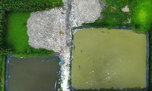 Nhà máy xử lý ngưng hoạt động, hàng nghìn tấn rác phải chôn lấp