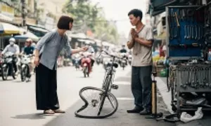 Làm ơn mắc oán vì bơm bánh xe đạp miễn phí Làm ơn mắc oán vì bơm bánh xe đạp miễn phí