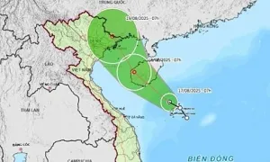 Áp thấp nhiệt đới hướng vịnh Bắc Bộ Áp thấp nhiệt đới hướng vịnh Bắc Bộ