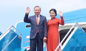 Tổng Bí thư Tô Lâm và phu nhân lên đường thăm Phần Lan